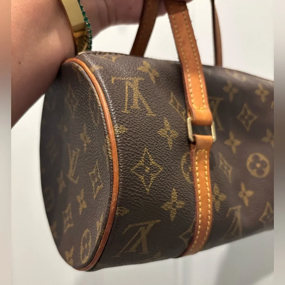 Louis Vuitton Barrel Monogram Brown Papillon Bag 30